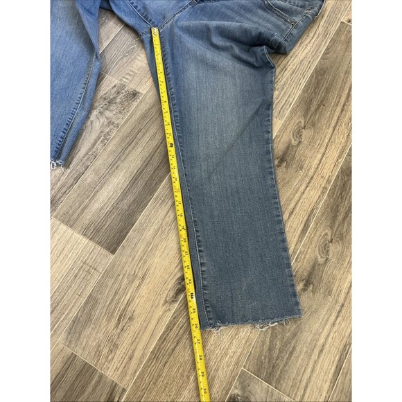 Jessica Simpson Medium Rise Straight Ankle Blue Jeans Women’s Size 16W - Picture 11 of 12